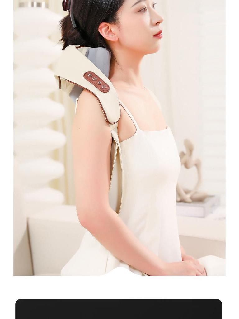 Multifunctional Cross-Border Neck & Shoulder Massager: Heating, Kneading, and Trapezius Relief Device
