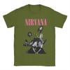 Унисекс Футболка Nirvana Рок-группа Футболки Харадзюку Курт Кобей Пляжные Футболки Y2K Ретро Хлопковые Топы Большого Размера 6XL