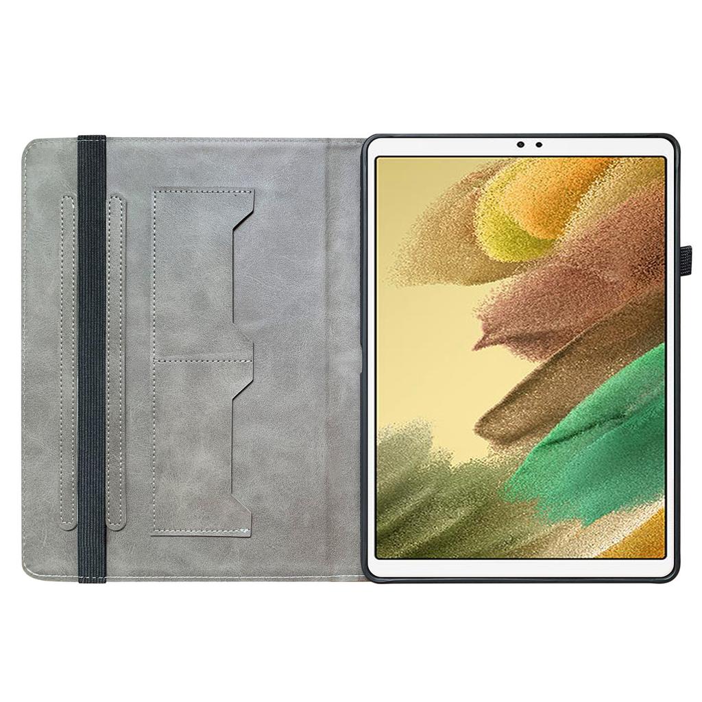 Кожаный чехол для Samsung Galaxy Tab A7 Lite 8,7 дюйма T220/T225 с принтом, подставкой, слотами для карт