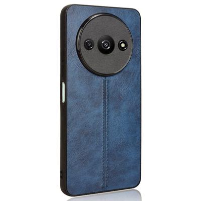 Чехол для мобильного телефона Xiaomi Redmi A3/Poco C61 4G, кожаное покрытие с дизайном в виде швейной строчки, чехол из TPU+PC