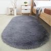 Oval Carpets for Living Room Sofa Bed Bedides Mats Soft Rugs Non-slip Bedroom Mats Home Decoration Tapetes