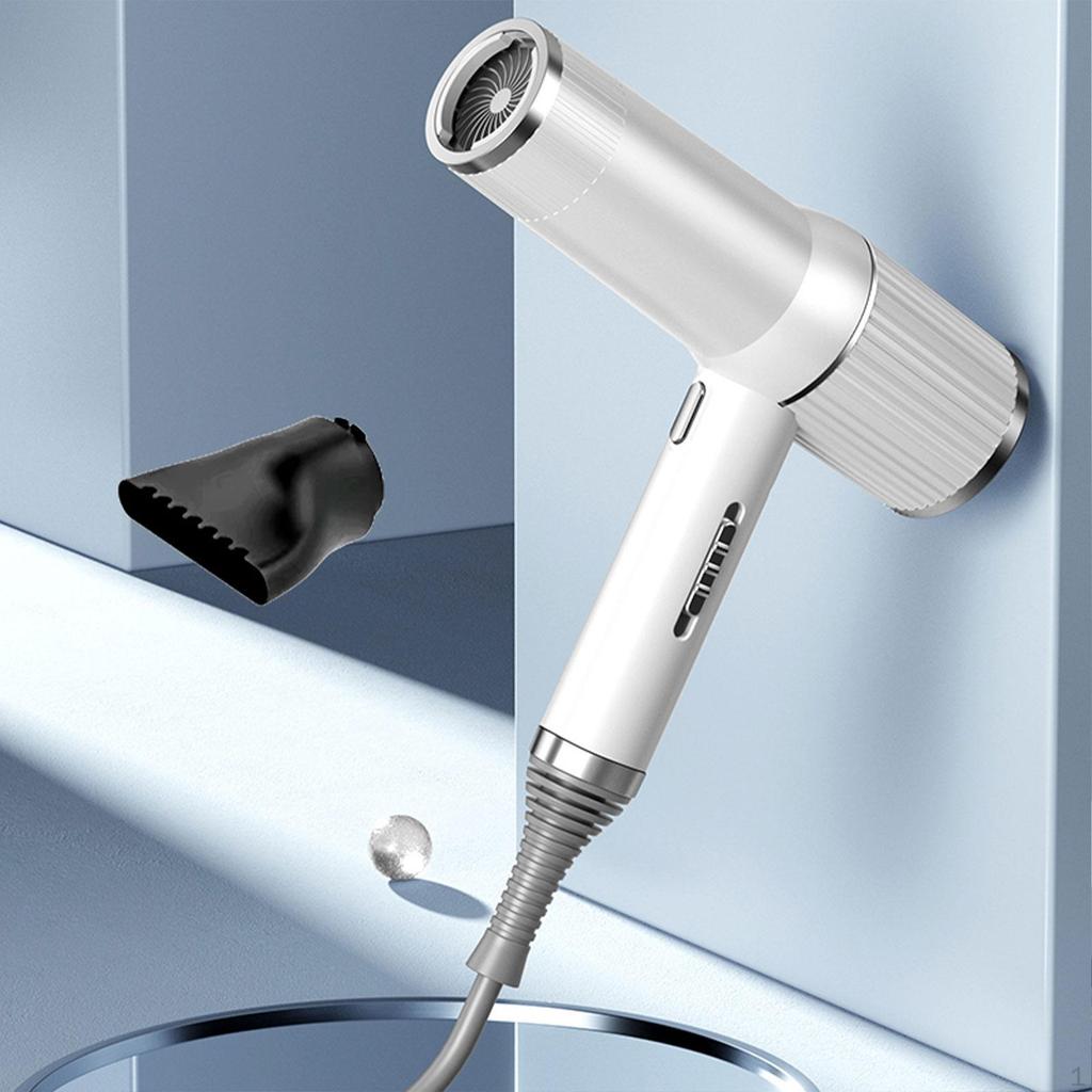 Hair Dryer Blow Mini Air Blower with Nozzle for Dorm Travel Hotel Home Use Salon