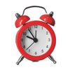 Alarm Clock Classic Double Bell Metal Main Body PVC Clock Face