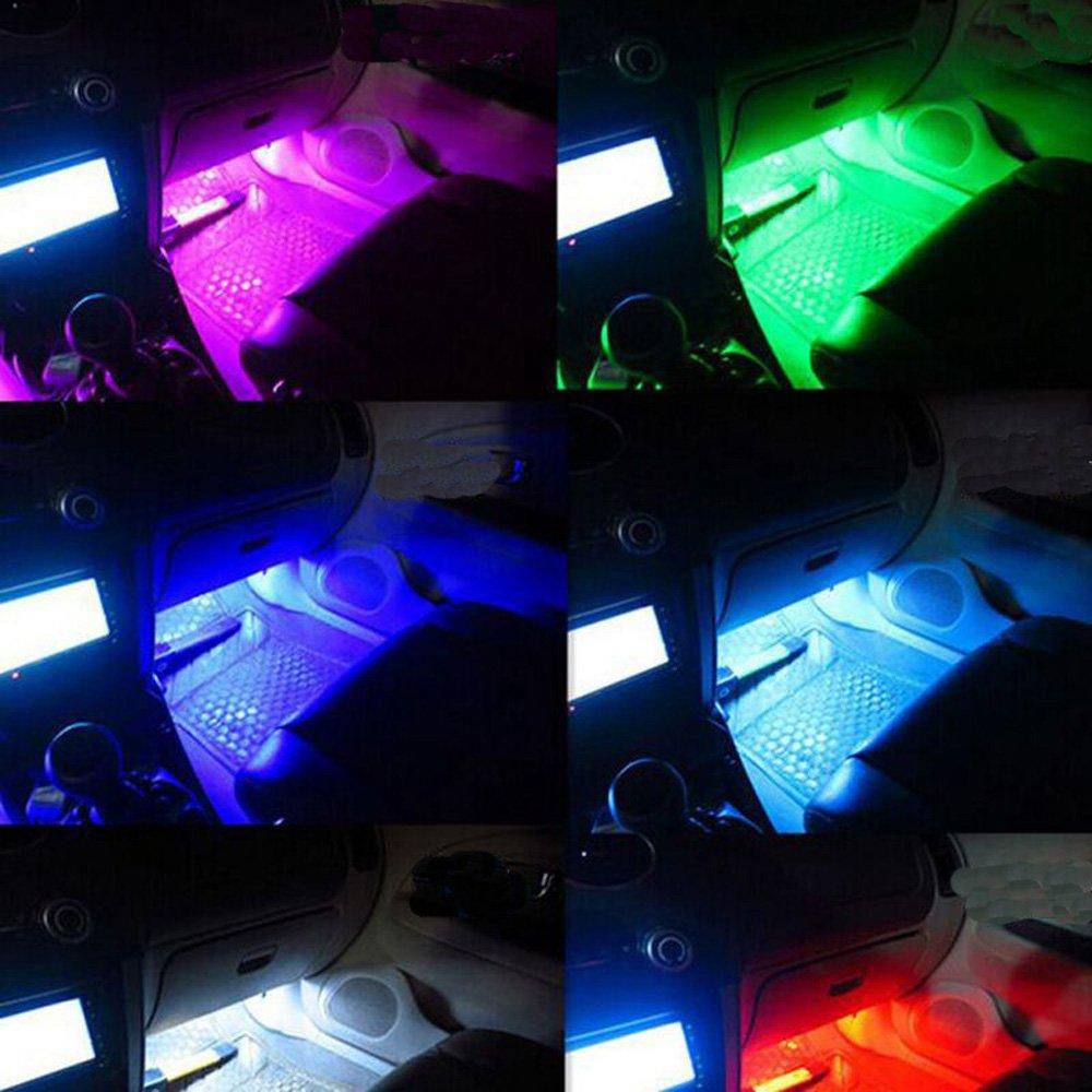 Zmart RGB Напольная подсветка для автомобиля 9 светодиодов x 4 SMD