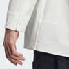 Adidas Спортивная повседневная рубашка с квадратным воротником и длинным рукавом с маленьким логотипом, мужские топы Han-Jade-White JP2596