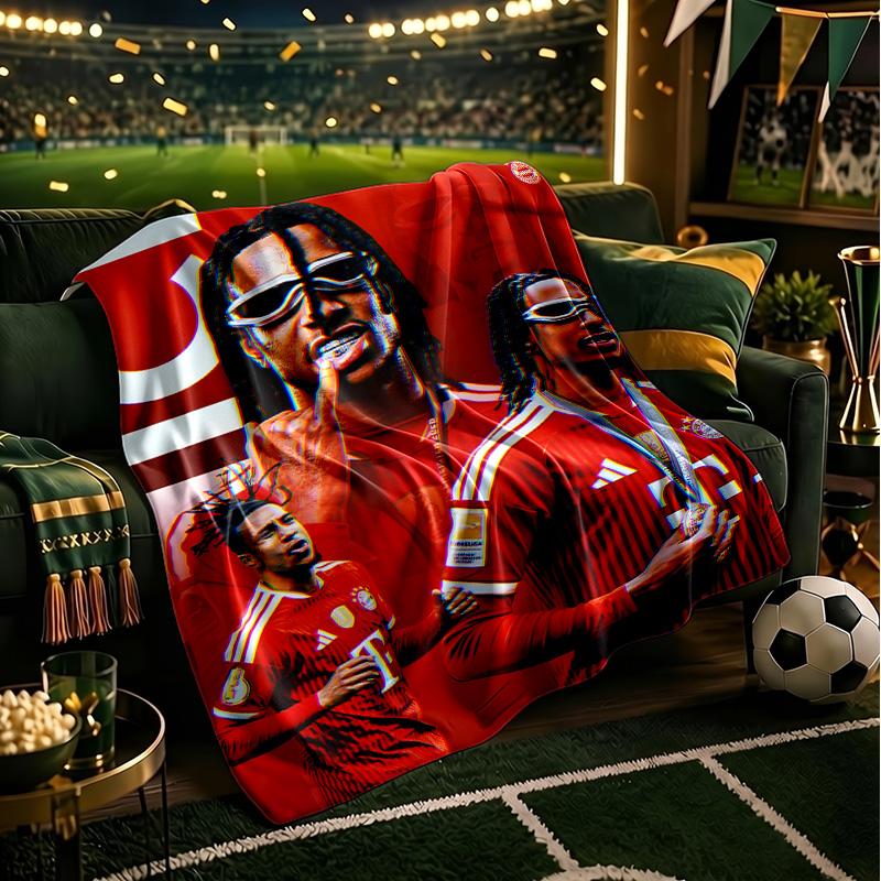 Michael Football Star Blanket Lightweight Ideal Bedding Blanket Perfect for Travel, Camping, Living Rooms, Offices, Sofas, Fan Christmas gift