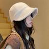 Soft Winter Fisherman Hat Windproof Winter Peaked Cap Cute Fleece Baseball Cap Woman