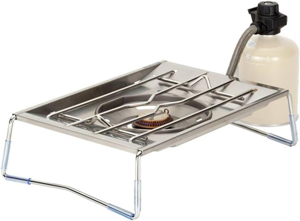 Snow Peak Flat Burner Cassette Stove GS-450R Single Burner Gas Stove Cooking Camping Outdoor
