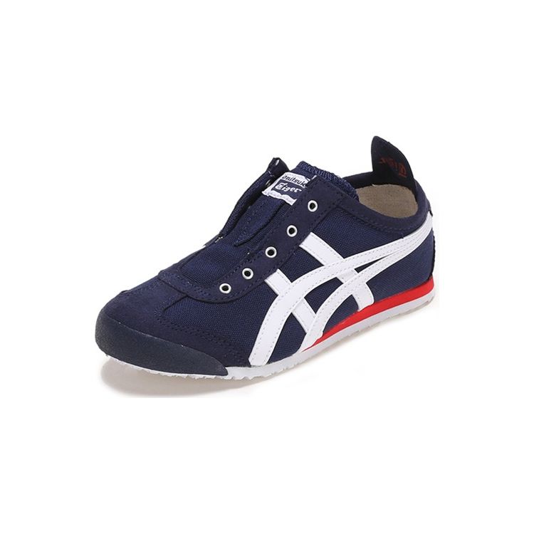 ONITSUKA TIGER Кроссовки без шнуровки Mexico 66 PS Peacoat White Kids Синие 1184A085-400