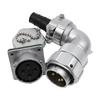 WEIPU Waterproof Right Angle Aviation Connector 4 6 10 11 12 13 19 Pin Industrial Metal Male Plug Female Socket Jack WY32 TV Z