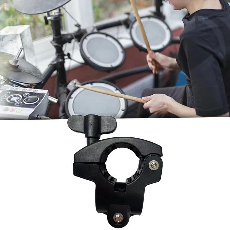 Electronic Drum Rack Clamp Drum Accessories Easy to Install Attachment Lightweight Sturdy Electronic Drums Clamp Clip Bracket