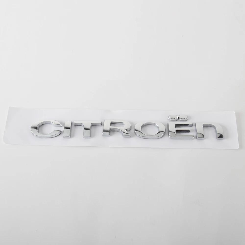 3D ABS Наклейки-буквы Логотипы на задний багажник автомобиля Декоративные Аксессуары для Citroën C5X C6 DS C3-XR C4L C4 C1 C5 C6 VTS C-ELYSEE