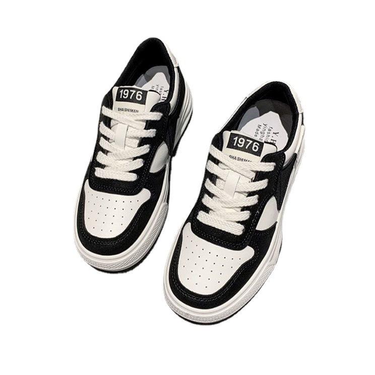 Обувь для скейтбординга женская весна 2024 года знаменитости Интернета новая платформа повседневная спортивная обувь студентки Xiaobai обувь для скейтбординга женская обувь