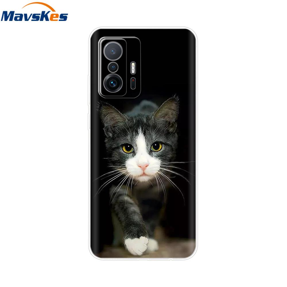 For Xiaomi 11T Pro Case For Xiaomi 11T Cover Transparent Silicone Cute Back Cover Cases Soft Bumper for xiaomi 11t 5g t11 Capa