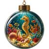 3D Crystal Christmas Ornament Ball Tree Hanging Decor - Acrylic Holiday Party Accessory Semi-Handmade US Style