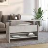 VidaXL Coffee Table Concrete Grey 80x50x40 Cm Engineered Wood 809660