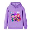 B1200 Детская толстовка с длинными рукавами и принтом Kpop Rumi Zoey Mira для мальчиков и девочек
