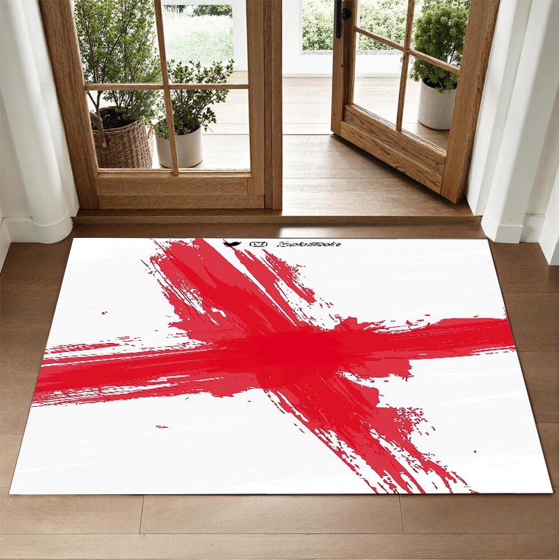 England national football team Design Crystal Velvet Rug Soft Decorative Mat for Bedroom Entrance