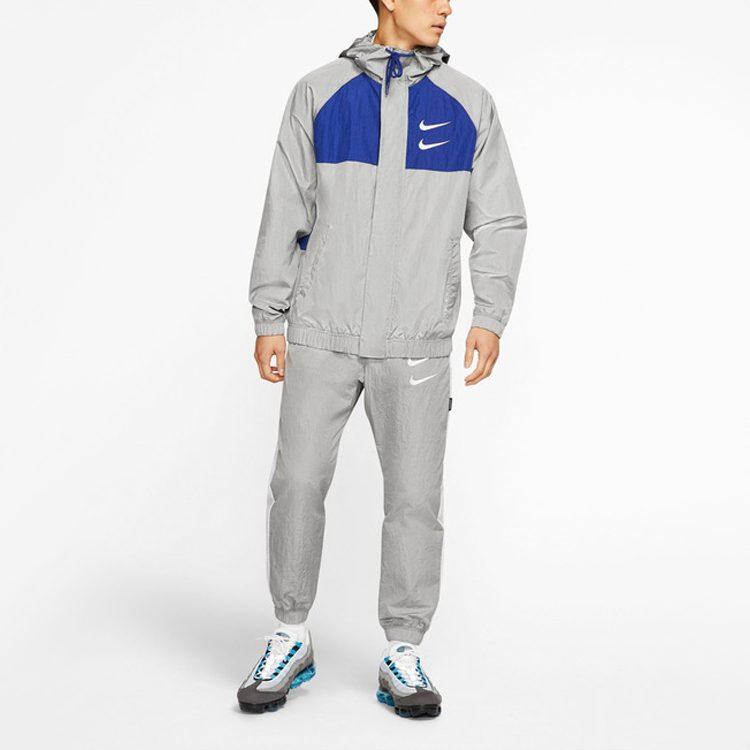 Nike Куртки Мужские Серые С капюшоном Умеренные Другие CJ4888-073