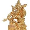 ZISIZ Позолоченная Бронзовая Статуя Бога Богатства и Гуань Гуна