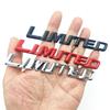 3D Metal Letters Logo Limited Emblem Car Fender Badge Rear Trunk Sticker for Toyota Highlander Jeep Limited Sticker Accessories AKZ1