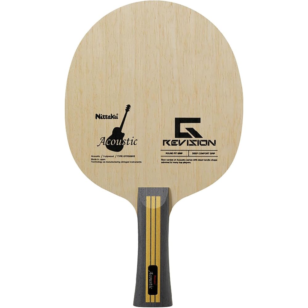 Nittaku Acoustic G-Revision FL Table Tennis Shakehand Racket NE6202