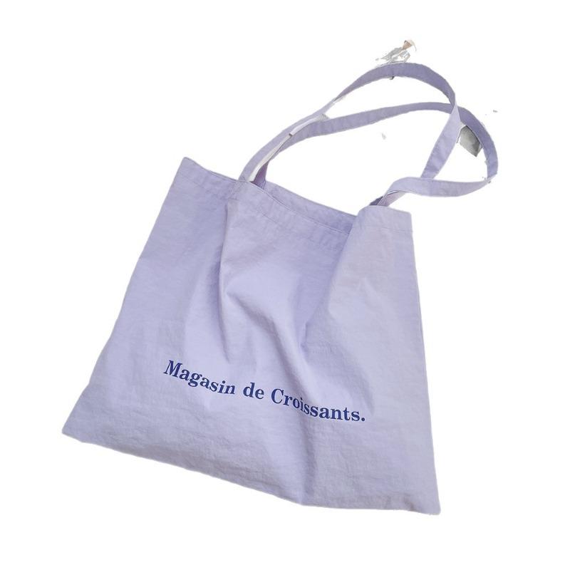 1 Холщовая сумка-тоут большого объема, женская сумка, студенческая сумка через плечо для занятий, сумка из печатной ткани, простой школьный рюкзак