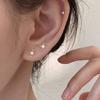No Need To Pick The Micro-insert Zircon Star-stud Earrings When Sleeping Small and Simple Golden Star Earrings for Women