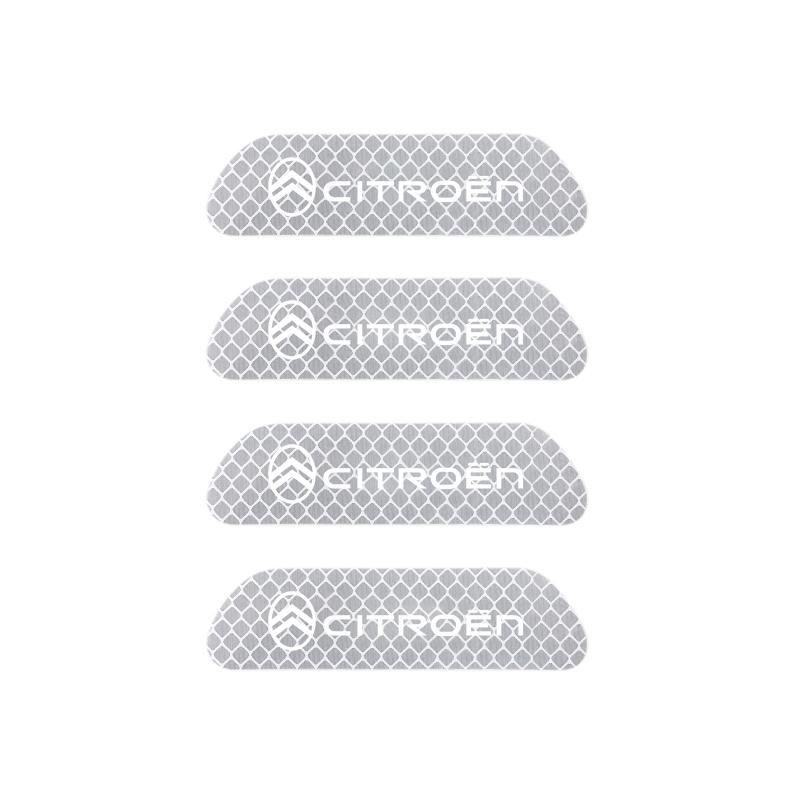 Car Door Reflective Sticker Tail Warning Sticker Auto Accessories For Citroen C5X e-C4 X e-C3 C4 C3 C5 Berlingo C-Elysee C1 C6