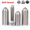 5pcs KST414-SS All Satinless Steel Spring Ball Plungers And Internal Hexgon Roller Ball Thread Bolt Screw For Locating