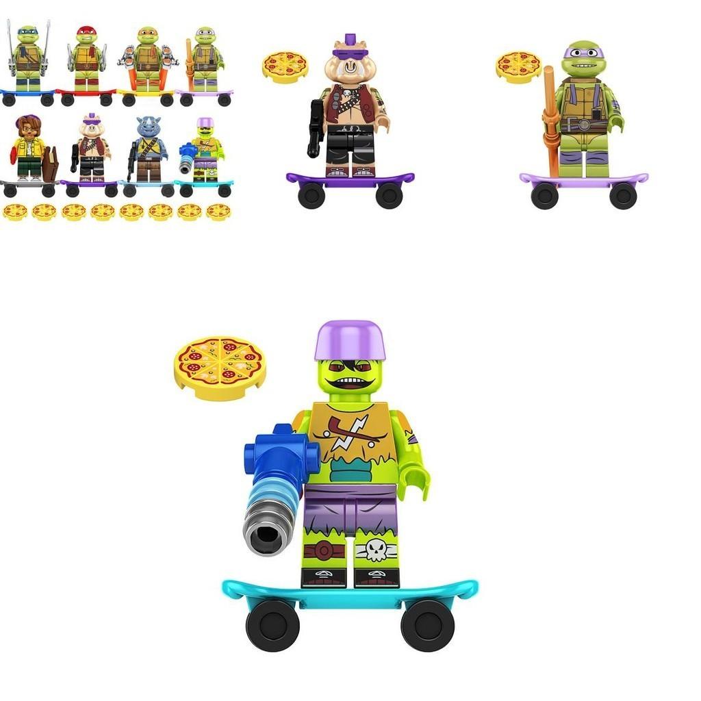 Детская игрушка Kf6196 Черепашка-ниндзя Да Винчи Конструктор Пластик АБС Неэлектрический Сделай сам