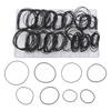 180pcs O Ring Watch Back Gasket 18 Sizes Watch Back Cover Sealing Ring O Ring Rubber Washer for Watch Repair