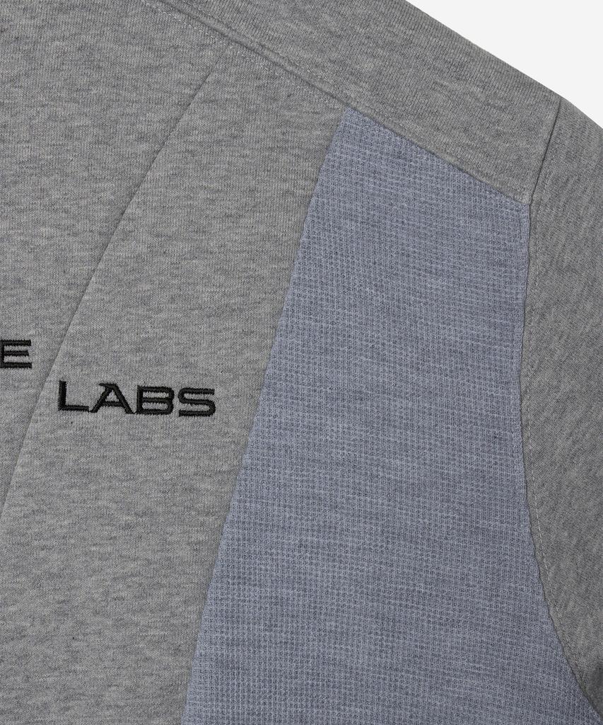 NODE LABS Разработка:Свитшот с 10 текстурными блоками_Серый меланж