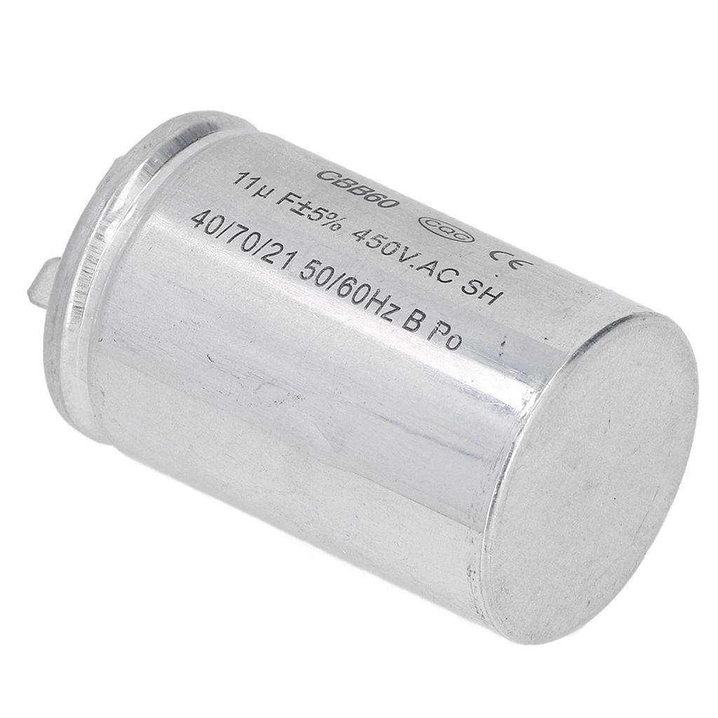 Пусковой конденсатор двигателя 11 мкФ, высокое сопротивление изоляции, пусковой рабочий конденсатор генератора, 450 В переменного тока
