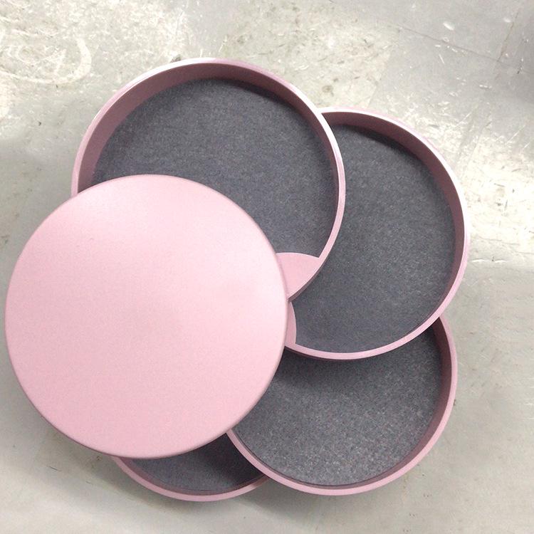 Женская коробка для хранения ювелирных изделий, новый дизайн, модный 4-слойный вращающийся лоток для хранения ювелирных аксессуаров с крышкой, подарок на день рождения для женщин