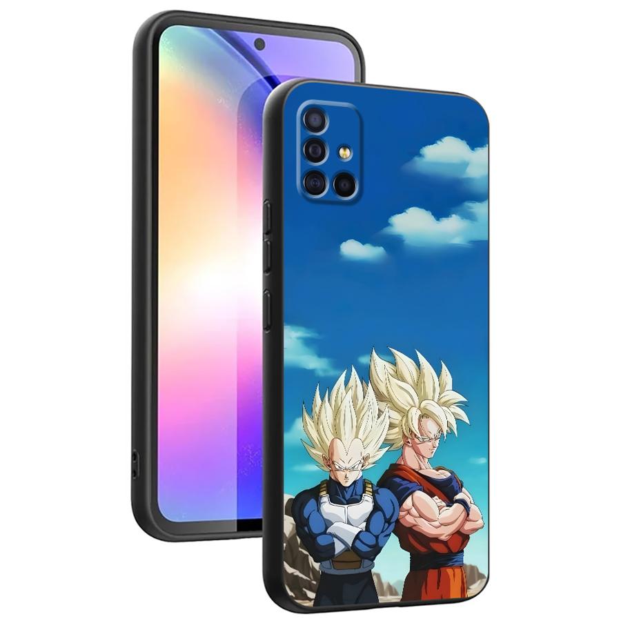 Black Soft Phone Cover Case for Samsung Galaxy Note20 Ultra Note8 S10e Note9 Note10 Plus S9 S10 Plus S8 Dragon Ball Cool Vegeta