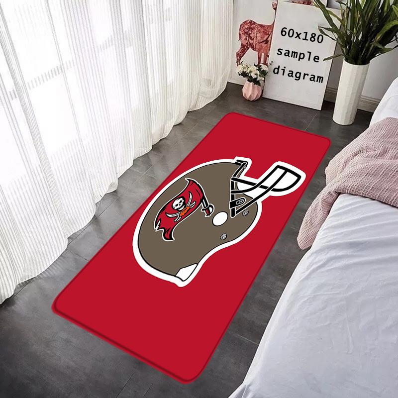 Foot Rug Welcome Floor Mat for Entryway Tampa Bay Buccaneers Bath Hallway Carpet Kitchen Water Absorbed Rugs Fluffy Home Decor