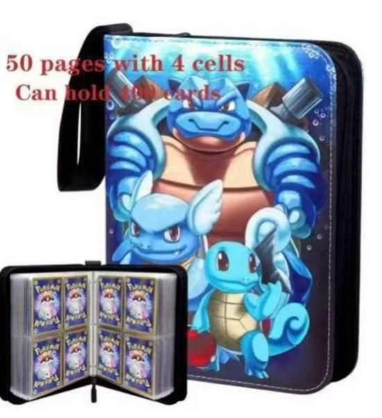 Pokémon Card Collection Book: 4-Grid & 9-Grid PU Game Album