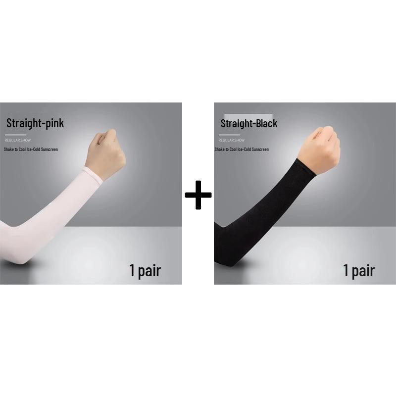 Ледяные рукава с защитой от УФ-лучей для мужчин и женщин - Тонкий стиль, велосипедные перчатки и налокотники