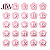 Back to School Essentials 30PCS Numbered Pencil Toppers, Reusable Prevent Confusion Labels, Classroom Management Tools Plastic Tracking Marker Clips,