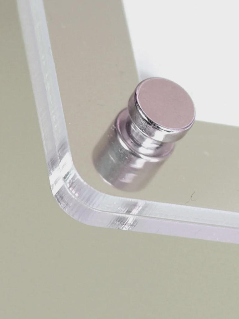 6-дюймовая двухсторонняя акриловая подставка для фоторамки, прозрачное настенное крепление для открыток и постеров формата А4.