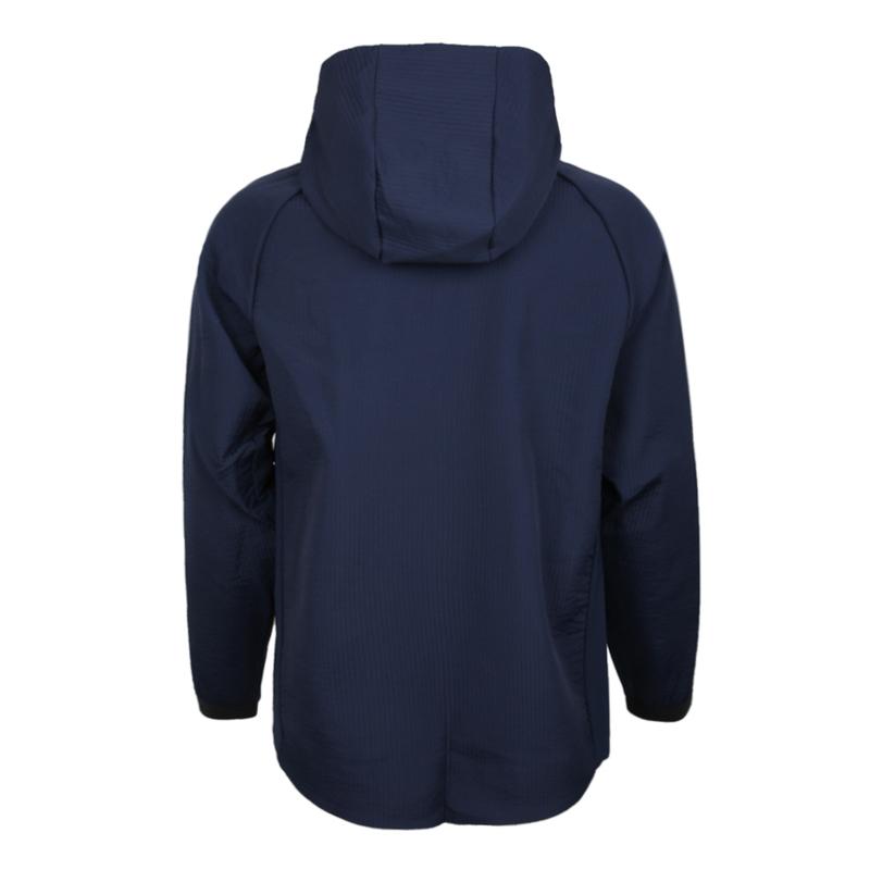 Nike Спортивная тканая куртка с капюшоном Темно-синяя 928552-451