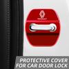 2026 Hot For Renault Interior Stickers Car Styling Door Lock Cover Emblems Case For Renault koleos duster megane 2 logan clio Ka Y555