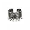 Adjustable Vintage Lace Fringe Ring Women Men Boho Ethnic Style Statement Jewelry