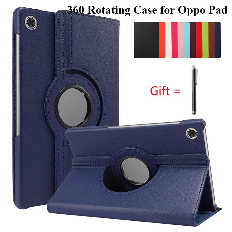 Вращающийся на 360 градусов чехол для Oppo Pad 2 11,61 дюйма 2023 Air 10,36 дюйма 2022 Чехол для планшета Realme Pad 10,4 Mini 8,7 One Plus Pad 11,61 с подставкой