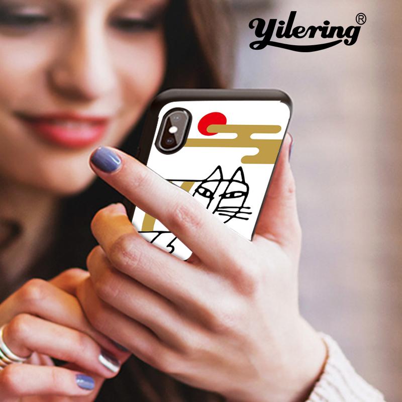 Fashion Lisa Larson Soft Black Phone Case for iPhone 11 12 13 Pro XS MAX 8 7 6 6S Plus X 5S SE 2020 XR 12 Mini Phone Case Cover