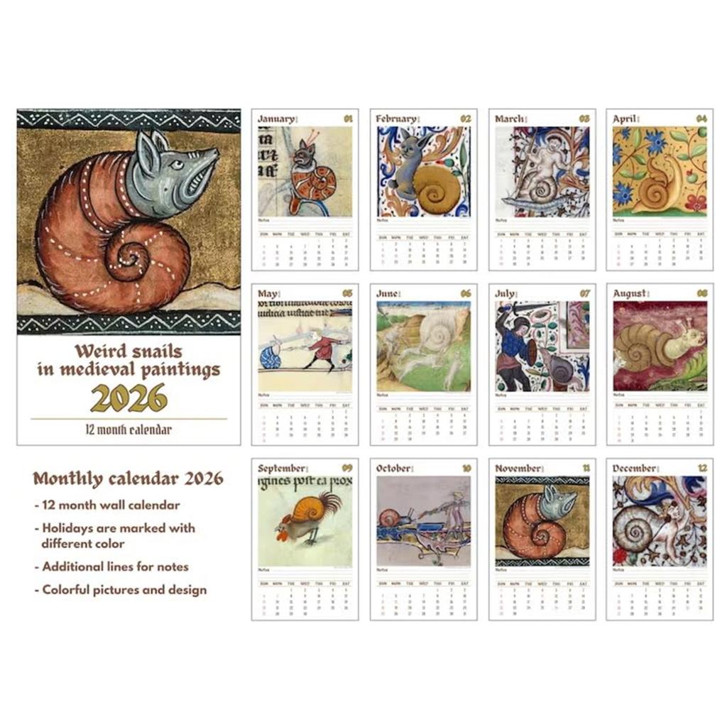 Настенный календарь на 2026 год, Календарь на забавную тему, Забавный подарок для общения, Идеальный выбор для домашнего использования.
