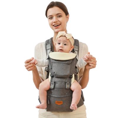 Sunveno Baby Hip Baby Back Легкий в носке Слинг, Сиденье, Слинг, Слинг, Ношение лицом к лицу, Стираемый, (Серый)