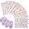 New Nail Art Set Combination+multiple Styles Of 3D Stickers Butterfly Stickers+jewelry Diamonds+box Diamonds Combination Set