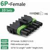 10 Sets Delphi GM Automobile Connector 1/2/3/4/6P 2.5 Series Electric Waterproof Harness Plug Terminal 12015792 12015793